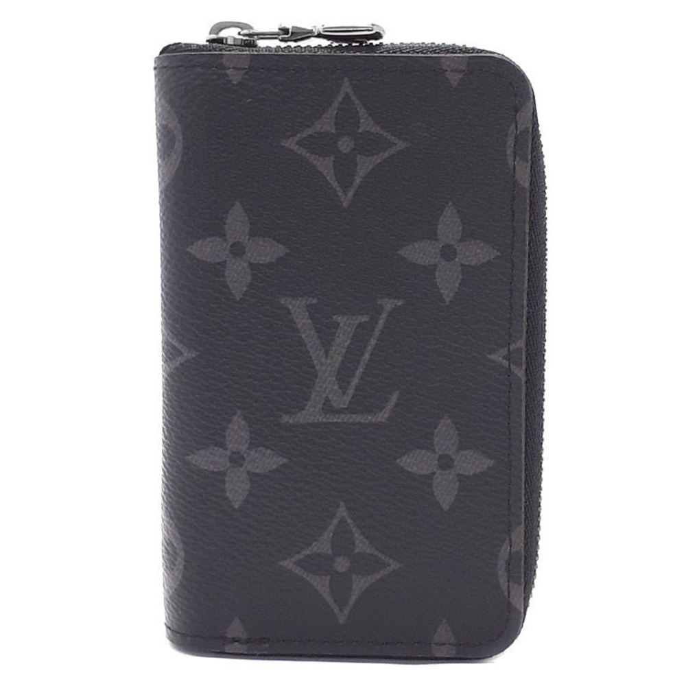 Louis Vuitton Eclipse Monogram Zippy Vertical Coi… - image 1